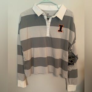 Colosseum Athletics Women's University of Illinois World Peace Rugby, Large, NWT